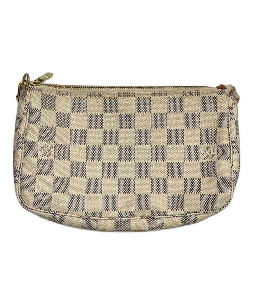 LOUIS VUITTON（ルイ ヴィトン）LOUIS VUITTON (ルイ ヴィトン) LOUIS VUITTON　ダミール　エ・アズ　ポシェット・アクセソワール　ハンドバッグ ホワイトの古着・服飾アイテム