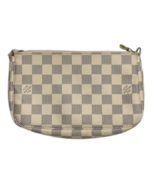 LOUIS VUITTON（ルイ ヴィトン）LOUIS VUITTON (ルイ ヴィトン) LOUIS VUITTON　ダミール　エ・アズ　ポシェット・アクセソワール　ハンドバッグ ホワイトの古着・服飾アイテム