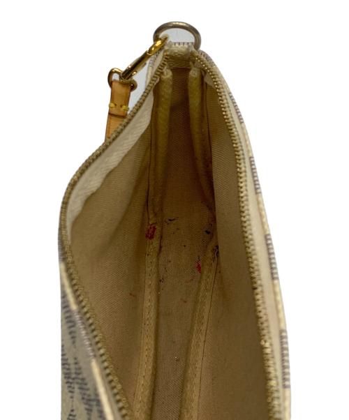 LOUIS VUITTON（ルイ ヴィトン）LOUIS VUITTON (ルイ ヴィトン) LOUIS VUITTON　ダミール　エ・アズ　ポシェット・アクセソワール　ハンドバッグ ホワイトの古着・服飾アイテム