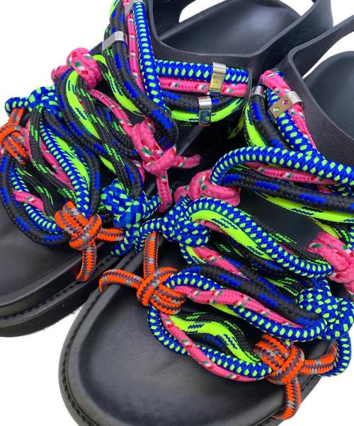 DSQUARED2（ディースクエアード）DSQUARED2 (ディースクエアード) DSQUARED2　サンダル ブラック サイズ:41の古着・服飾アイテム