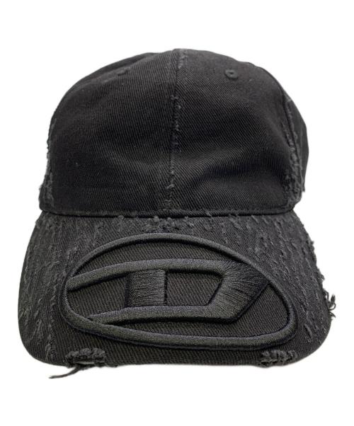 DIESEL（ディーゼル）DIESEL (ディーゼル) DIESEL　ブラック　キャップ ブラックの古着・服飾アイテム