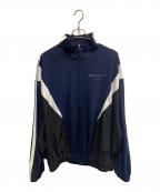 Lyftリフト）の古着「Lyft　ネイビー×ブラック　トラックジャケット」｜ネイビー×ブラック