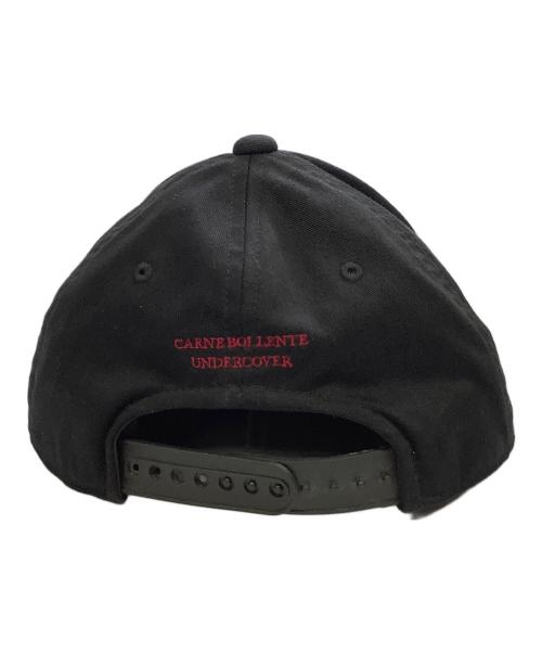 UNDERCOVER（アンダーカバー）UNDERCOVER (アンダーカバー) CARNE BOLLENTE (カルネボレンテ) UNDERCOVER　Carne Bollente　ブラック　キャップ ブラックの古着・服飾アイテム