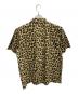 stussy (ステューシー) stussy　ベージュ×ブラック　レオパード柄　半袖シャツ ベージュ×ブラック サイズ:SIZE M：8000円