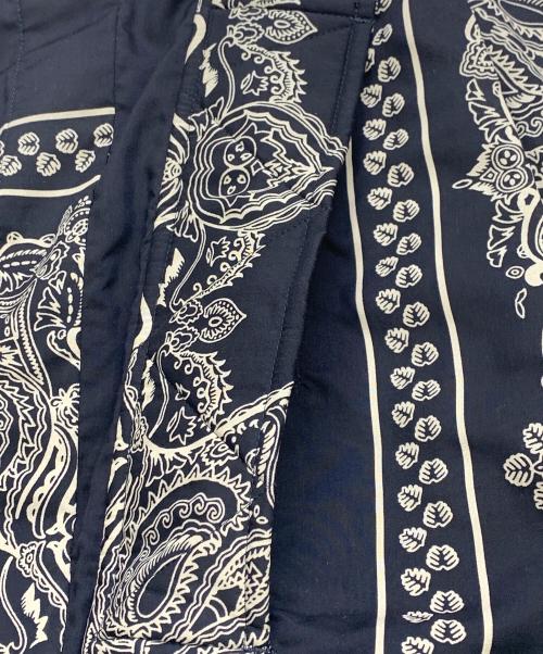 sacai（サカイ）sacai (サカイ) sacai　バンダナ柄　ネイビー×ホワイト　ハーフパンツ ネイビー×ホワイト サイズ:SIZE 2の古着・服飾アイテム