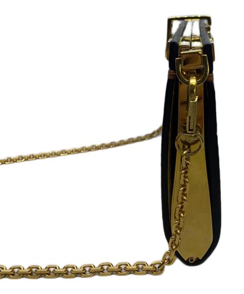 ZANCHETTI（ザンケッティー）ZANCHETTI (ザンケッティー) ZANCHETTI　MODELLO AMILETO　パイソン柄チェーンウォレット ブラウンの古着・服飾アイテム