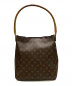 LOUIS VUITTONルイ ヴィトン）の古着「LOUIS VUITTON　モノグラム　ルーピングGM　ショルダーバッグ」｜ブラウン