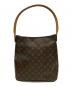 LOUIS VUITTON (ルイ ヴィトン) LOUIS VUITTON　モノグラム　ルーピングGM　ショルダーバッグ ブラウン：60000円