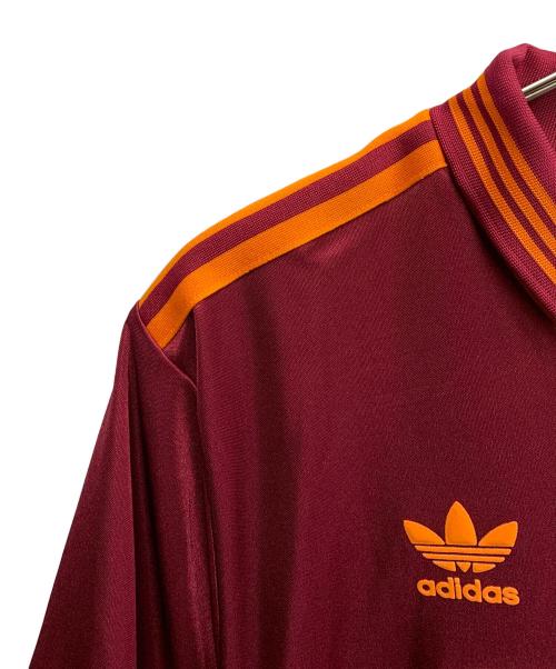 adidas（アディダス）adidas (アディダス) adidas　ボルドー　ASローマ 93年復刻　サッカーユニフォーム ボルドー サイズ:L 未使用品の古着・服飾アイテム