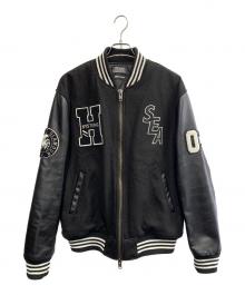WIND AND SEA×Hysteric Glamour（ウィンダンシー×ヒステリックグラマー）の古着「WIND AND SEA×Hysteric Glamour　スタジャン」｜ブラック