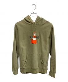 SUPREME（シュプリーム）の古着「Supreme　カーキ　パーカー」｜カーキ