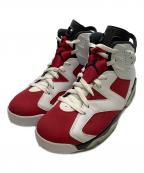 NIKEナイキ）の古着「AIR JORDAN 6 RETRO CARMINE OG」｜ホワイト×レッド