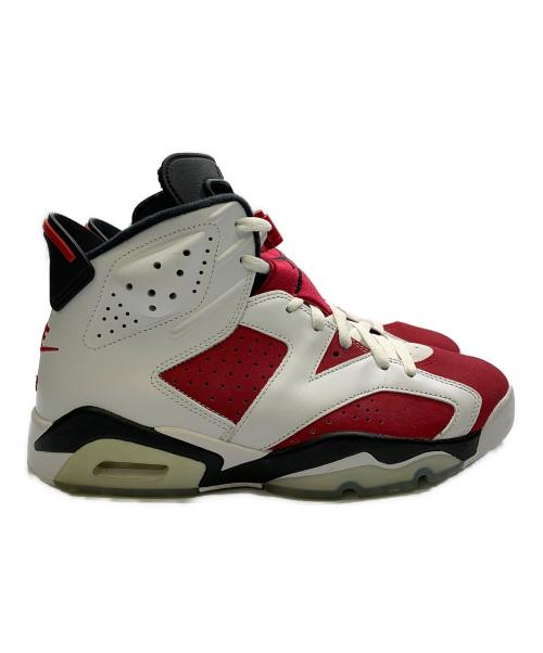 NIKE（ナイキ）NIKE (ナイキ) AIR JORDAN 6 RETRO CARMINE OG ホワイト×レッド サイズ:27の古着・服飾アイテム
