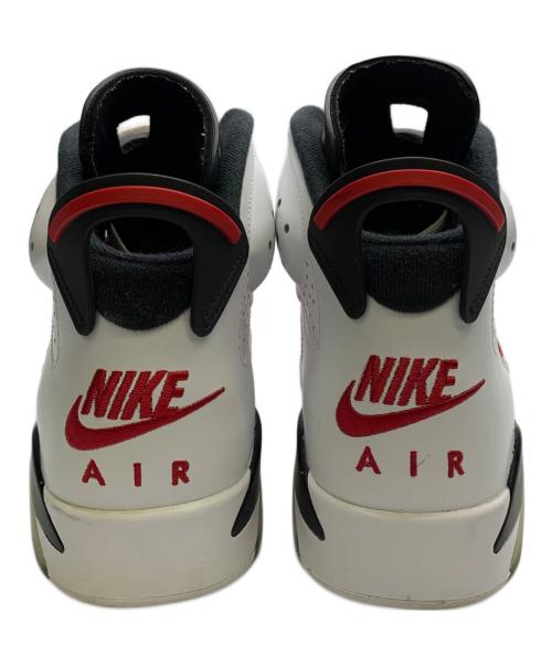 NIKE（ナイキ）NIKE (ナイキ) AIR JORDAN 6 RETRO CARMINE OG ホワイト×レッド サイズ:27の古着・服飾アイテム