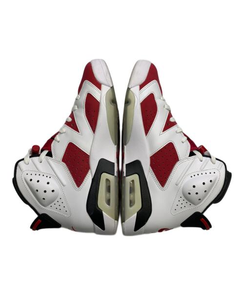 NIKE（ナイキ）NIKE (ナイキ) AIR JORDAN 6 RETRO CARMINE OG ホワイト×レッド サイズ:27の古着・服飾アイテム