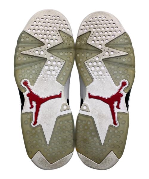 NIKE（ナイキ）NIKE (ナイキ) AIR JORDAN 6 RETRO CARMINE OG ホワイト×レッド サイズ:27の古着・服飾アイテム