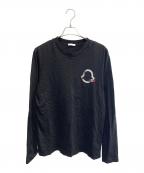 MONCLERモンクレール）の古着「MONCLER　ブラック　長袖カットソー」｜ブラック