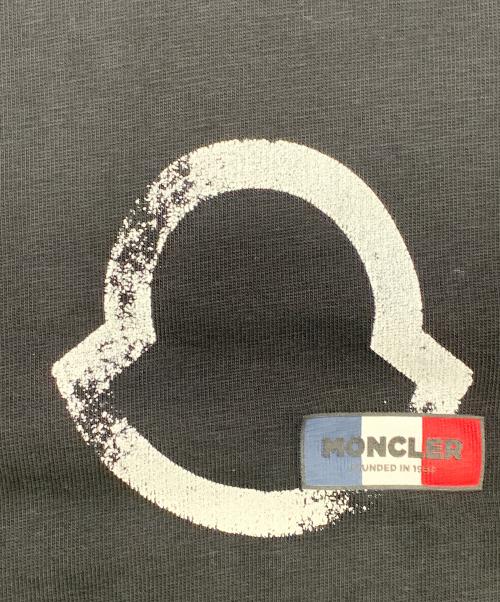 MONCLER（モンクレール）MONCLER (モンクレール) MONCLER　ブラック　長袖カットソー ブラック サイズ:SIZE Mの古着・服飾アイテム