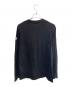 MONCLER (モンクレール) MONCLER　ブラック　長袖カットソー ブラック サイズ:SIZE M：18000円
