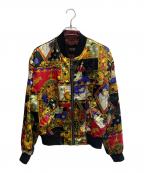 FICCE×YOSHIYUKI KONISHIフィッチェ×ヨシユキコニシ）の古着「FICCE　YOSHIYUKI KONISHI　ブラック×イエロー　ドン小西　ケンケンスカジャン」｜ブラック×イエロー