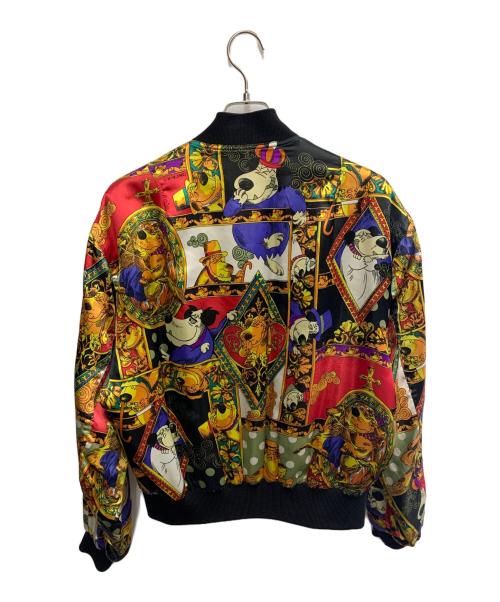 FICCE（フィッチェ）FICCE (フィッチェ) YOSHIYUKI KONISHI (ヨシユキコニシ) FICCE　YOSHIYUKI KONISHI　ブラック×イエロー　ドン小西　ケンケンスカジャン ブラック×イエロー サイズ:SIZE Freeの古着・服飾アイテム