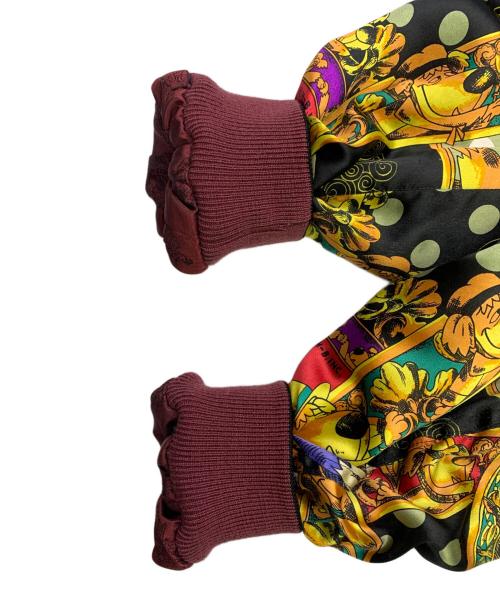 FICCE（フィッチェ）FICCE (フィッチェ) YOSHIYUKI KONISHI (ヨシユキコニシ) FICCE　YOSHIYUKI KONISHI　ブラック×イエロー　ドン小西　ケンケンスカジャン ブラック×イエロー サイズ:SIZE Freeの古着・服飾アイテム