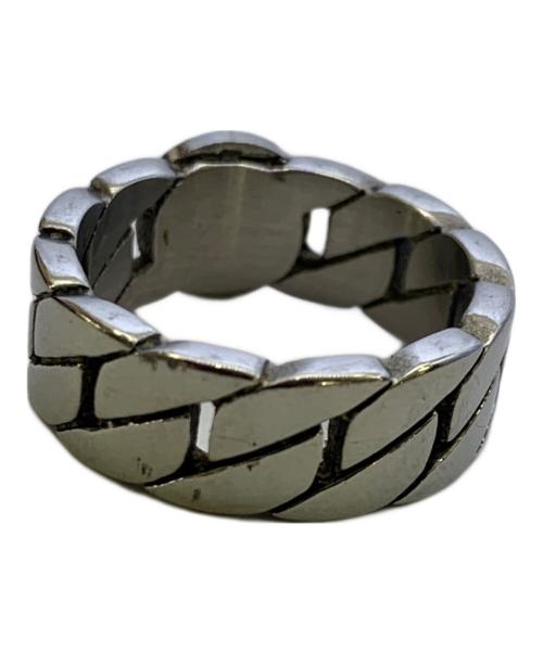 HUF（ハフ）HUF (ハフ) HUF　REGIONAL CUBAN LINK RINGリング シルバーカラー サイズ:19の古着・服飾アイテム