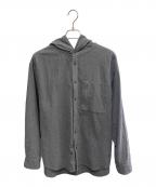THE NORTHFACE PURPLELABELザ・ノースフェイス パープルレーベル）の古着「THE NORTHFACE PURPLELABEL　グレー　Flannel Mountain Hooded Shirt　長袖シャツ」｜グレー