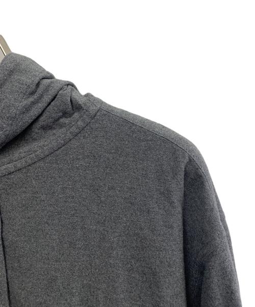 THE NORTHFACE PURPLELABEL（ザ・ノースフェイス パープルレーベル）THE NORTHFACE PURPLELABEL THE NORTHFACE PURPLELABEL　グレー　Flannel Mountain Hooded Shirt　長袖シャツ グレー サイズ:SIZE Mの古着・服飾アイテム