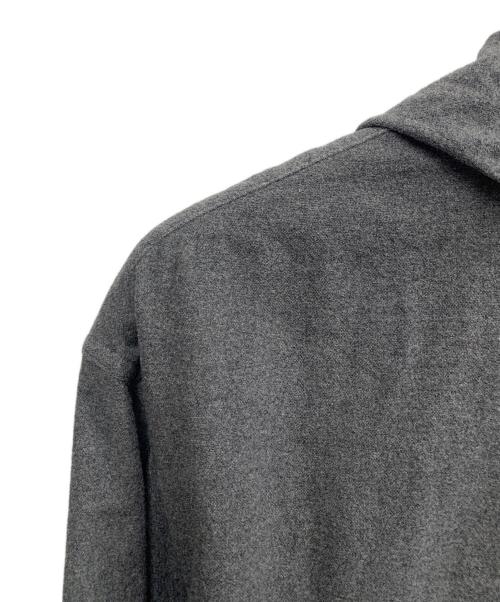 THE NORTHFACE PURPLELABEL（ザ・ノースフェイス パープルレーベル）THE NORTHFACE PURPLELABEL THE NORTHFACE PURPLELABEL　グレー　Flannel Mountain Hooded Shirt　長袖シャツ グレー サイズ:SIZE Mの古着・服飾アイテム