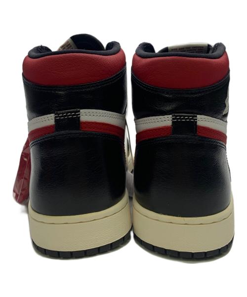 NIKE（ナイキ）NIKE (ナイキ) AIR JORDAN 1　RETRO HIGH OG 'GYM RED' ブラック×レッド サイズ:27 未使用品の古着・服飾アイテム