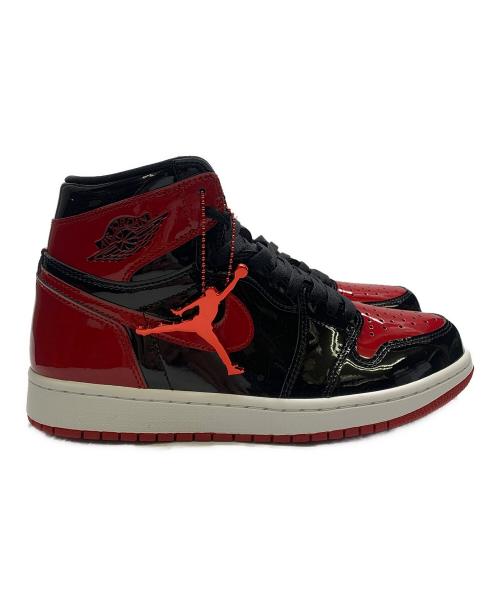 NIKE（ナイキ）NIKE (ナイキ) Air Jordan 1 High OG ブラック×レッド サイズ:27 未使用品の古着・服飾アイテム
