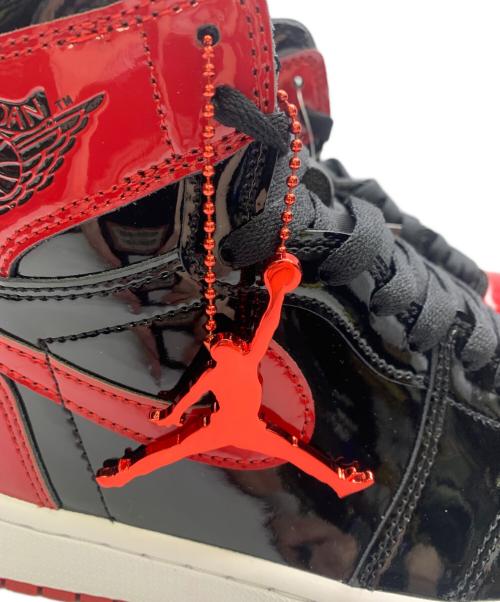 NIKE（ナイキ）NIKE (ナイキ) Air Jordan 1 High OG ブラック×レッド サイズ:27 未使用品の古着・服飾アイテム