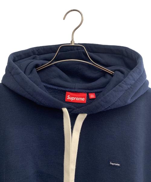 SUPREME（シュプリーム）SUPREME (シュプリーム) Small Box Drawcord Hooded Sweatshirt ネイビー サイズ:XXLの古着・服飾アイテム