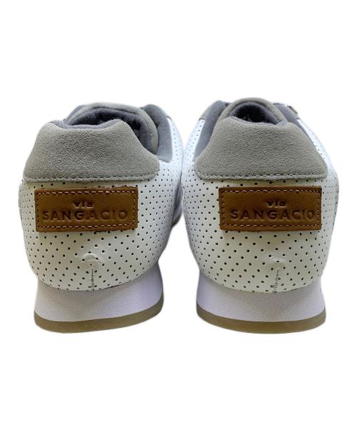 via SANGACIO（ヴィア・サンガチオ）via SANGACIO (ヴィア・サンガチオ) VIA SANGACIO　ホワイト×グレー　バンクシーコラボ　スニーカー ホワイト×グレー サイズ:SIZE 27.5cmの古着・服飾アイテム