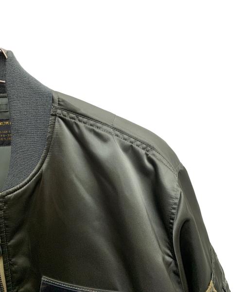 ALPHA（アルファ）ALPHA (アルファ) waiper (ワイパー) ALPHA　WAIPER　オリーブ　WAIPER別注 VINTAGE MA-1 フライトジャケット 初期型　MA-1ジャケット オリーブ サイズ:SIZE XLの古着・服飾アイテム