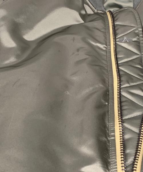 ALPHA（アルファ）ALPHA (アルファ) waiper (ワイパー) ALPHA　WAIPER　オリーブ　WAIPER別注 VINTAGE MA-1 フライトジャケット 初期型　MA-1ジャケット オリーブ サイズ:SIZE XLの古着・服飾アイテム