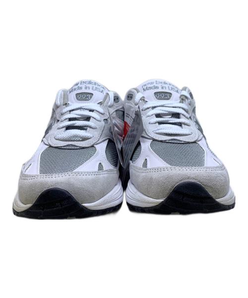 NEW BALANCE（ニューバランス）NEW BALANCE (ニューバランス) NEW BALANCE　ホワイト×グレー　Made in USA　スニーカー ホワイト×グレー サイズ:SIZE 28.5cmの古着・服飾アイテム