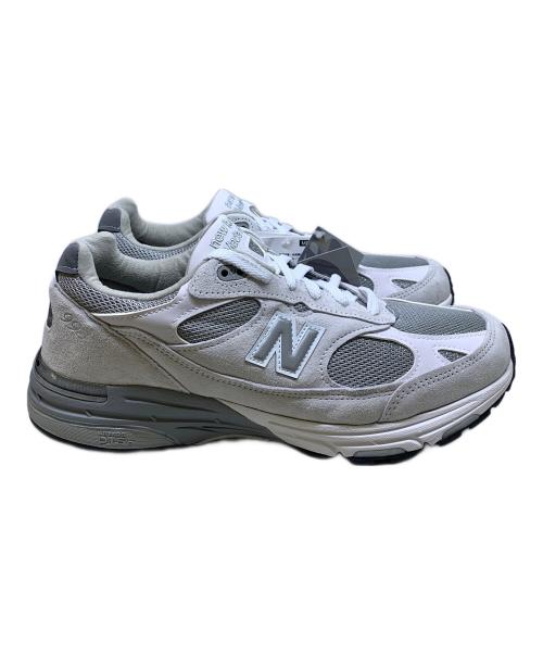 NEW BALANCE（ニューバランス）NEW BALANCE (ニューバランス) NEW BALANCE　ホワイト×グレー　Made in USA　スニーカー ホワイト×グレー サイズ:SIZE 28.5cmの古着・服飾アイテム