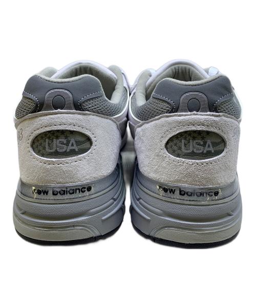 NEW BALANCE（ニューバランス）NEW BALANCE (ニューバランス) NEW BALANCE　ホワイト×グレー　Made in USA　スニーカー ホワイト×グレー サイズ:SIZE 28.5cmの古着・服飾アイテム