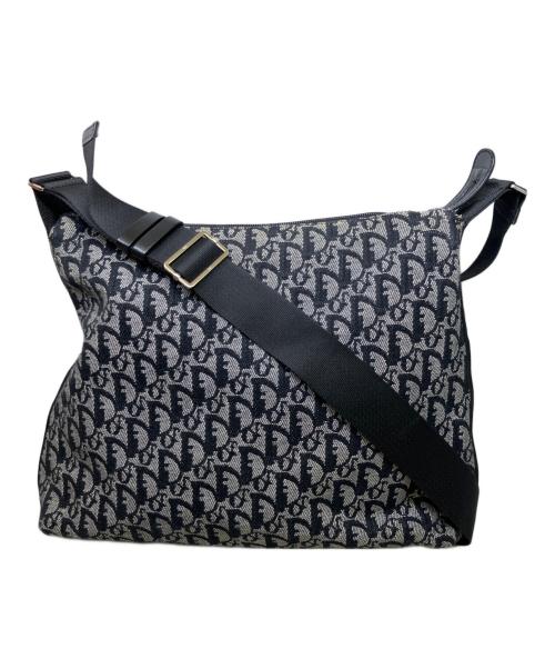Christian Dior（クリスチャン ディオール）Christian Dior (クリスチャン ディオール) ショルダーバッグ グレー×ブラックの古着・服飾アイテム