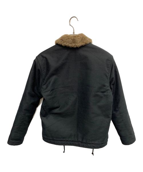HOUSTON（ヒューストン）HOUSTON (ヒューストン) HOUSTON  ブラック デッキジャケット ブラック サイズ:SIZE 38の古着・服飾アイテム