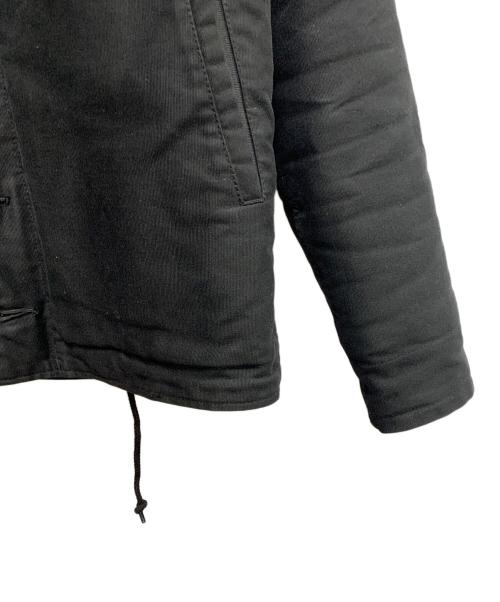 HOUSTON（ヒューストン）HOUSTON (ヒューストン) HOUSTON  ブラック デッキジャケット ブラック サイズ:SIZE 38の古着・服飾アイテム