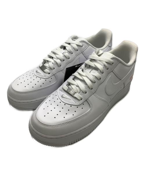 NIKE（ナイキ）NIKE (ナイキ) SUPREME (シュプリーム) NIKE×Supreme　ローカットスニーカー ホワイト サイズ:27cm 未使用品の古着・服飾アイテム