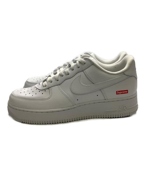 NIKE（ナイキ）NIKE (ナイキ) SUPREME (シュプリーム) NIKE×Supreme　ローカットスニーカー ホワイト サイズ:27cm 未使用品の古着・服飾アイテム