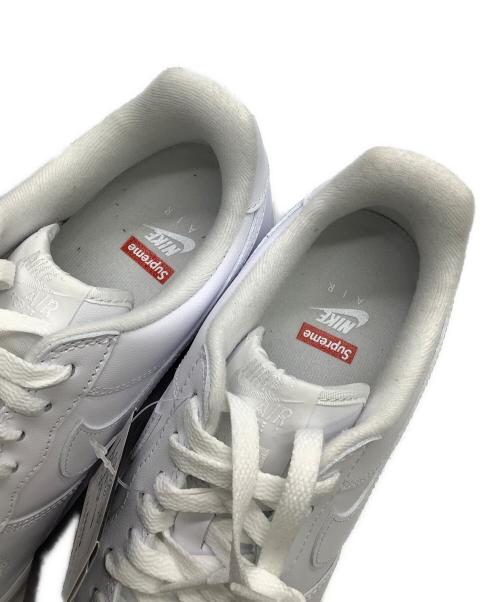 NIKE（ナイキ）NIKE (ナイキ) SUPREME (シュプリーム) NIKE×Supreme　ローカットスニーカー ホワイト サイズ:27cm 未使用品の古着・服飾アイテム