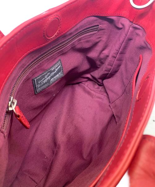 AVIREX（アヴィレックス）AVIREX (アヴィレックス) AVIREX　レッド　ハンドバッグ レッドの古着・服飾アイテム
