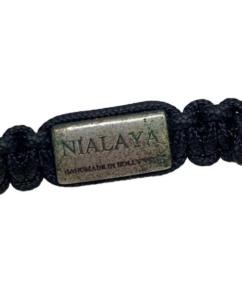 NIALAYA（ナイアラヤ）NIALAYA (ナイアラヤ) ブレスレット ブラックの古着・服飾アイテム