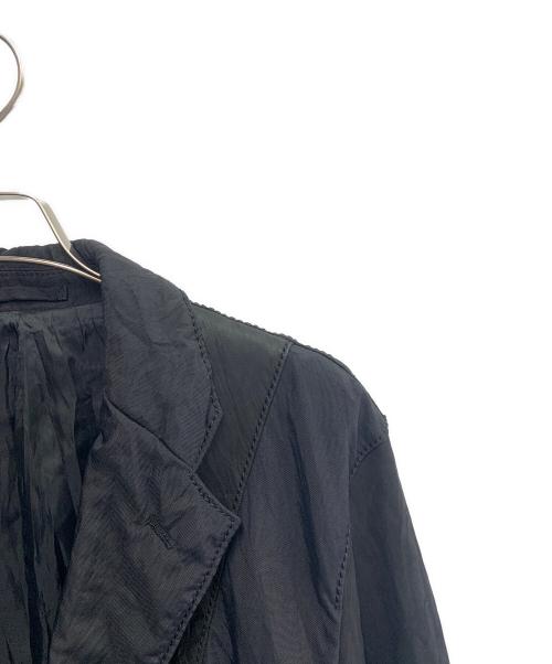 ISSEY MIYAKE MEN（イッセイミヤケメン）ISSEY MIYAKE MEN (イッセイミヤケメン) ISSEY MIYAKE MEN　ブラック　シワ加工　テーラードジャケット ブラック サイズ:SIZE 3の古着・服飾アイテム