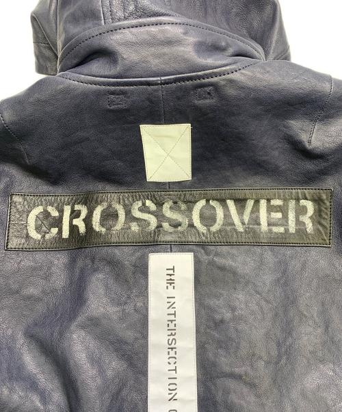 AVIREX（アヴィレックス）AVIREX (アヴィレックス) ACO CROSSOVER CWU PARKAR 24AW　レザージャケット ネイビー サイズ:XLの古着・服飾アイテム